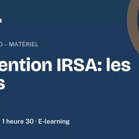 Formation Convention IRSA: les bases, 1 heure 30